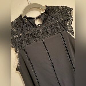 Altar’d State Little Black Dress Lace Top sz Small